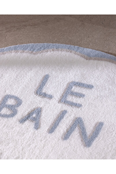 Madame Coco Apolline Bath Mat - Light Blue