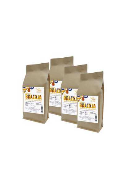 Morra Origini Pachet 4 X Brasilia Santos SSFC, cafea boabe origini, 1kg