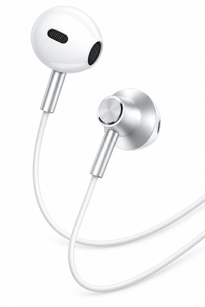 Saafo SF-0304 Digital Type-C Wired Stereo Earphones with In-Line Remote - White