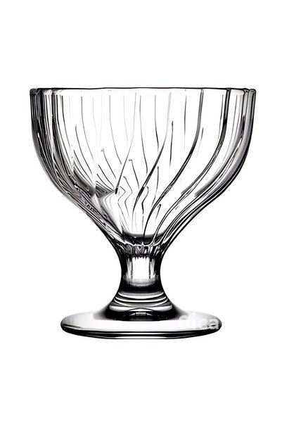 Paşabahçe BOUQUET Ice Cream Cups Set, 240 ml, 2-Piece, Clear