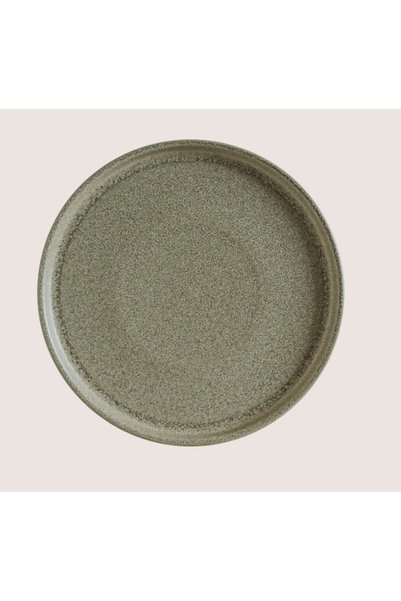 tabakevi Tabak evi porcelain adelfa ripple flat plate 26cm single