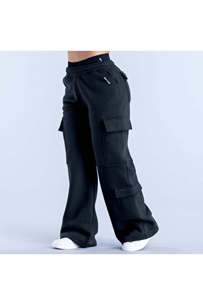 DFYNEE Pantaloni de trening - Negru - Slabă