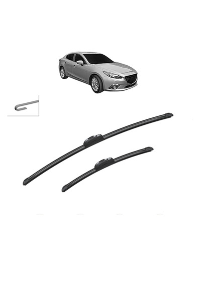 Bosch Set de 2 ștergătoare MAZDA 3 Hatchback (BP) 2018-2020, parbriz, Aerotwi...