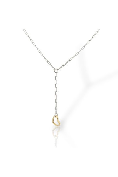 Mentzos Exclusive Silver Κολιέ επιπλατινωμένο από ασήμι 925 °   ασημένιο με α...