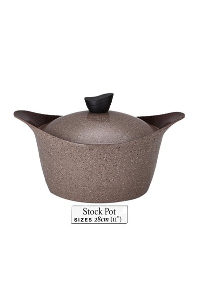 Badraig Lahoya Chocolate Marble 28 cm Stock Pot