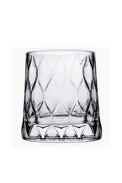 Paşabahçe LEAFY 100 cc Tumbler, 4-Piece Compact Glass Set, Clear