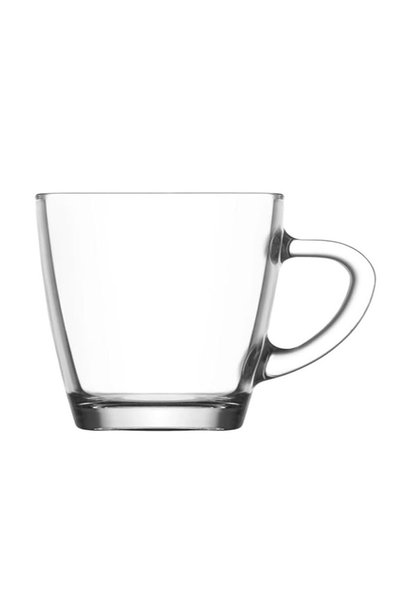 LAV 6 Pieces Vega Mug Set 230 Ml - Clear