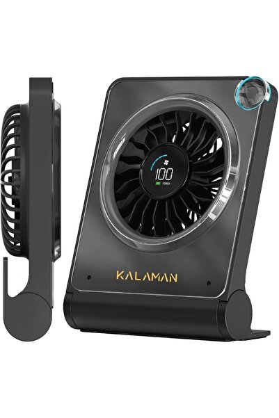 Generic KALAMAN Portable Desk Fan, 4000mAh Quiet Table Fan with Turbo Airflow...