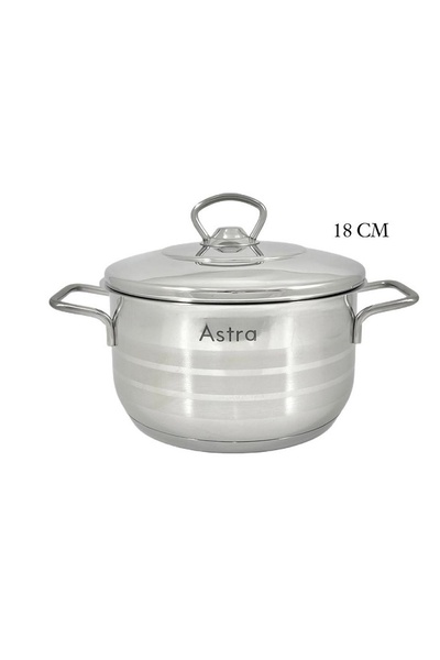 Astra Casserole, 2.4L (18 x 10 cm), Silver