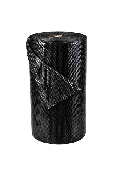 INATECH Folie cu Bule Mici, 900 mm x 100 m, 2 Straturi, Grosime 70 my, Neagru