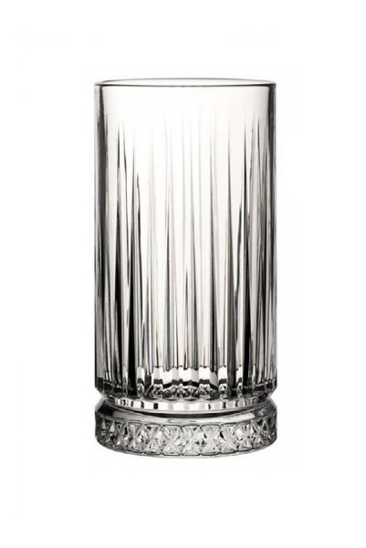 Paşabahçe 4-Piece Elysia Long Drink Glass Set 445 ml Clear