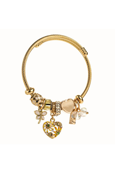 YVA Jewelry Brățară fete, din inox placat cu aur waterproof "Thalia"