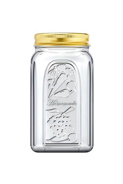 Paşabahçe Jar Clear/Gold 1.5 Liters