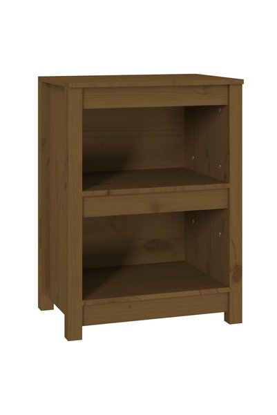 vidaxl Bibliotecă, maro miere, 50x35x68 cm, lemn masiv de pin