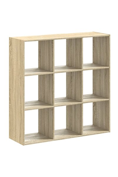 vidaxl Bibliotecă, stejar sonoma, 102x32x102 cm, lemn prelucrat