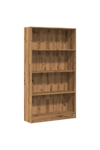 vidaxl Bibliotecă, stejar artizanal, 80x24x143 cm, lemn prelucrat