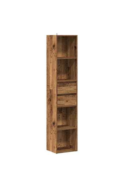 vidaxl Dulap cu cărți din lemn vechi 36x30x171 cm lemn prelucrat