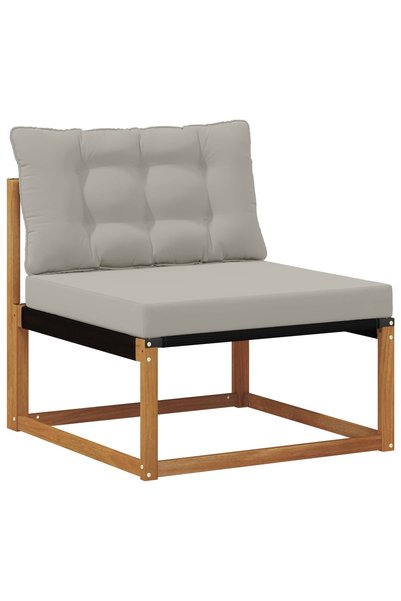 vidaxl Canapea Medie pentru Exterior Lemn Solid de Acacia