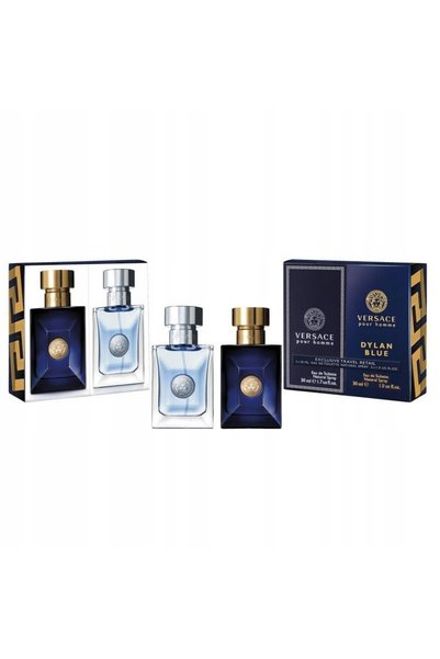 Versace (POUR HOMME + POUR HOMME DYLAN BLUE) (M) EDT 30 ml + EDT 30 ml TWIN-I...