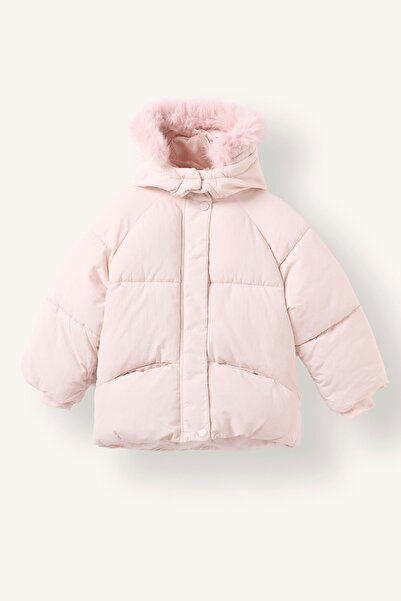 DeFacto Winter Jackets - Pink - Puffer
