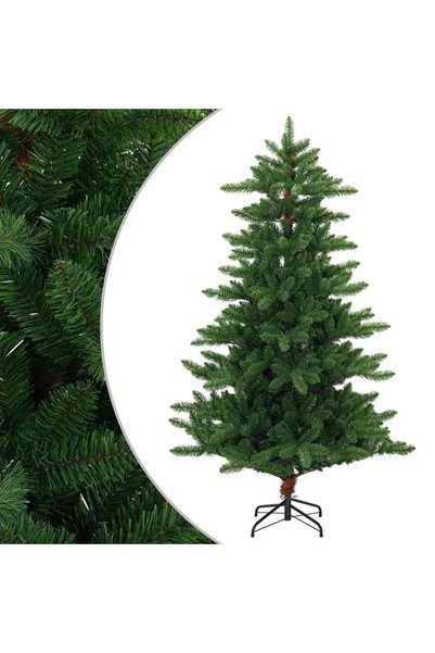 vidaxl Brad de Crăciun artificial 120 cm PVC și Metal Verde
