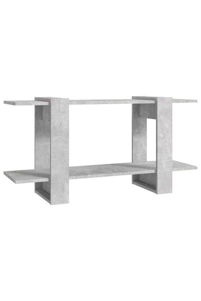 vidaxl Bibliotecă, gri beton, 100x30x51 cm, lemn compozit