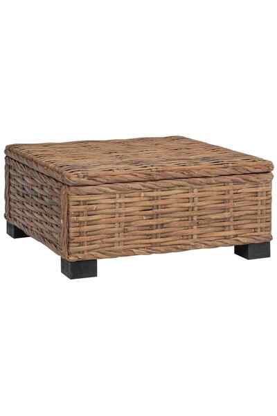 vidaxl Masă de cafea GENDT Ratan 67 x 60 x 30 cm