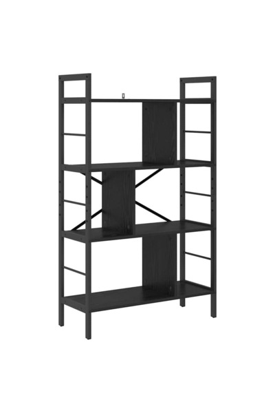 vidaxl Raft pentru cărți 7 niveluri 75 x 30 x 123,5 cm Lemn prelucrat