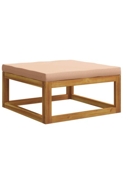 vidaxl Taburet modular cu perne Lemn Solid de Acacia