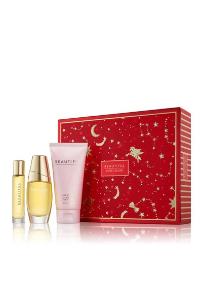 Estee Lauder BEAUTIFUL (W) SET EDP 75 مل + EDP 10 مل سبراي للسفر + PRFM لوشن ...