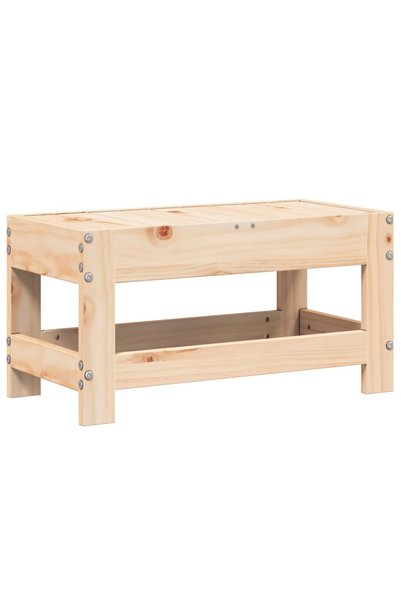vidaxl Taburet de grădină, 62x30x32 cm, lemn masiv de pin