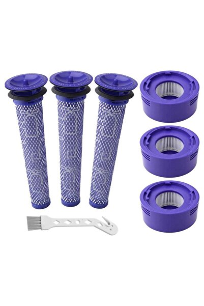 Noonedibs Kit filtre aspirator, 6 buc, Dyson V7, V8 Animal/Absolute: 3 filtre...