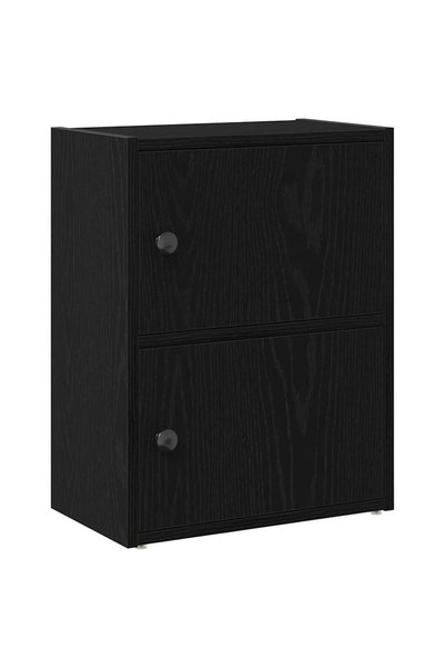 vidaxl Bibliotecă Stejar negru 40x24x52 cm Lemn prelucrat