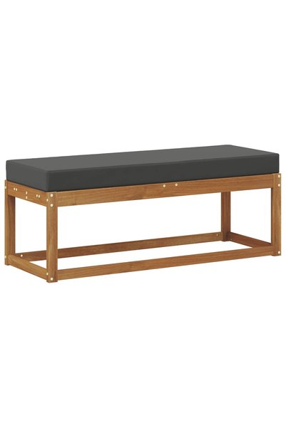 vidaxl Bancă Exterioară Lemn Solid de Acacia și Antracit