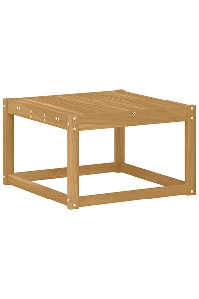 vidaxl Masă de exterior Lemn Solid de Acacia Alb 59 x 59 x 37 cm