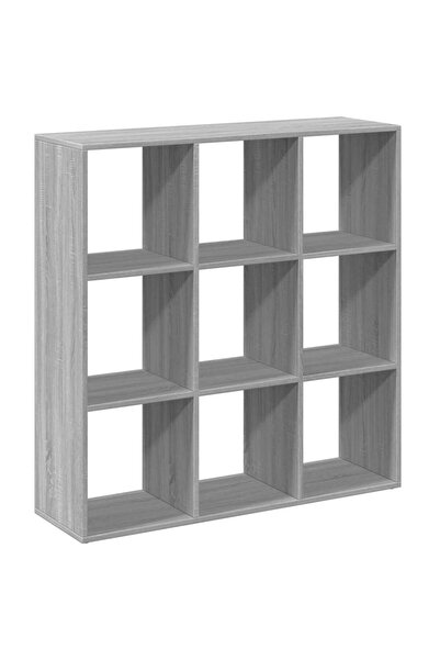 vidaxl Bibliotecă/separator cameră gri sonoma 102x29x103,5 cm lemn