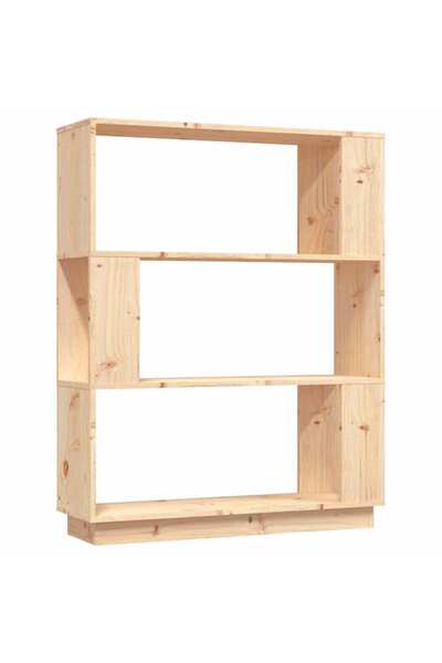 vidaxl Bibliotecă/Separator cameră, 80x25x101 cm, lemn masiv pin