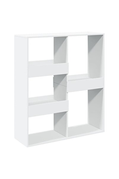 vidaxl Bibliotecă/Separator cameră, alb, 100x33x115 cm