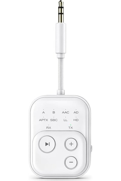XICEN 2026 Pro Bluetooth 6.0 Transmitter Receiver for Airplane/TV/Gym, [aptX ...
