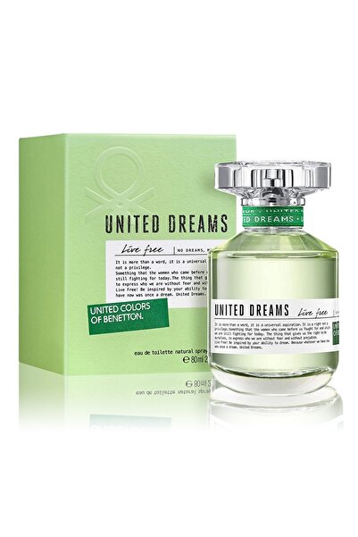 Benetton UNITED DREAMS LIVE FREE FOR HER (W) EDT 80 مل