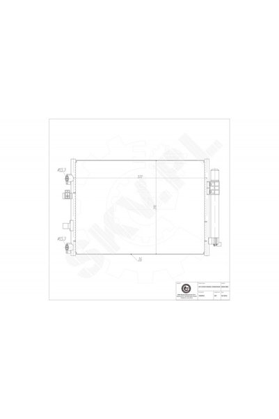 ESEN SKV Radiator climatizare Ford C-Max II cu uscător 1684942