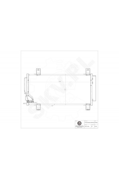 ESEN SKV Radiator climatizare Mazda 6 cu uscător GSYD6148ZA