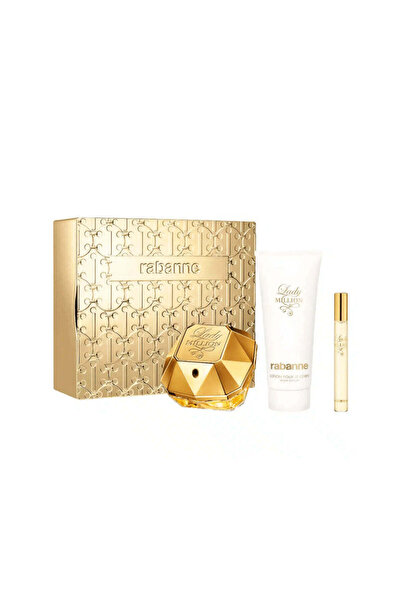 Paco Rabanne LADY MILLION (W) SET EDP 80 مل + لوشن للجسم 100 مل + EDP 10 مل ب...