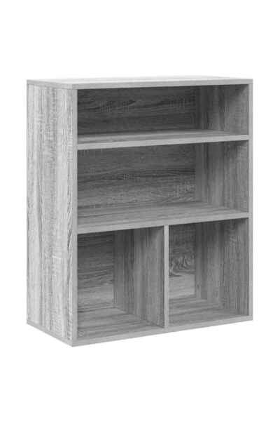 vidaxl Bibliotecă, gri sonoma,60x30x71,5 cm, lemn prelucrat