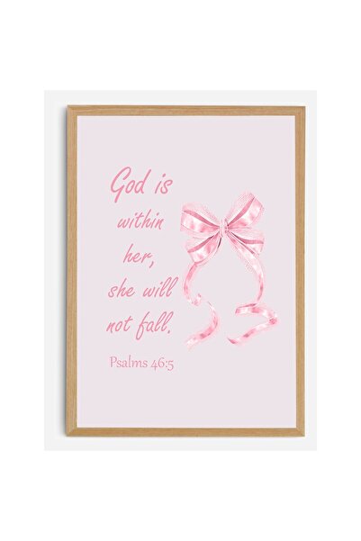 OEM Protection – Decorative Painting with Psalm 46:5 Verse for Children's Roo...