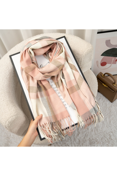 OEM Sal Soft Elegance, Moale și Elegant , 180 x 68 cm , Maro- Roz pudrat