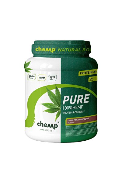 Chemp ®   Καθαρή 100% Σκόνη Πρωτεΐνης Κάνναβης (1020 γρ) Διπλά Εμπλουτισμένη ...