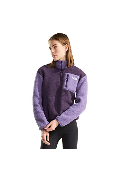 THE NORTH FACE Yumiori 1/4 Zip Kadın Mor Outdoor Polar NF0A8E89S1B1