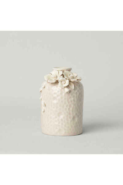 Linens Bouquet 9x8x12 cm Vazo Bej-Gold