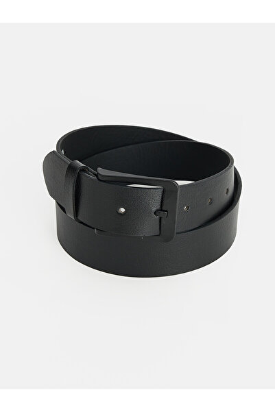 LC Waikiki حزام رجالي أسود عادي من LCW ACCESSORIES مع فرق من NEVAVM